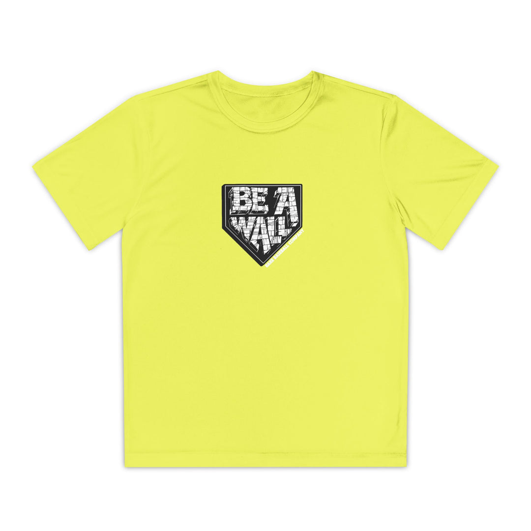 Kids Be A Wall Dry Fit Tee - Rake Baseball Company - RAKE BASEBALL | BASEBALL T-SHIRT | BASEBALL CLOTHING | GOOD VIBES ONLY