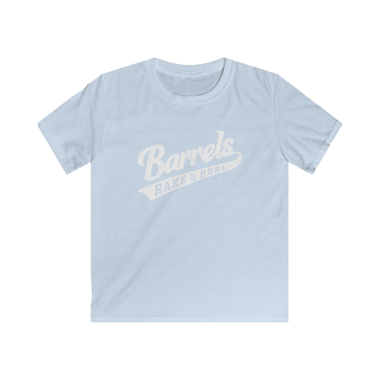 Kids Barrels Tee - Rake Baseball Company - RAKE BASEBALL | BASEBALL T-SHIRT | BASEBALL CLOTHING | GOOD VIBES ONLY