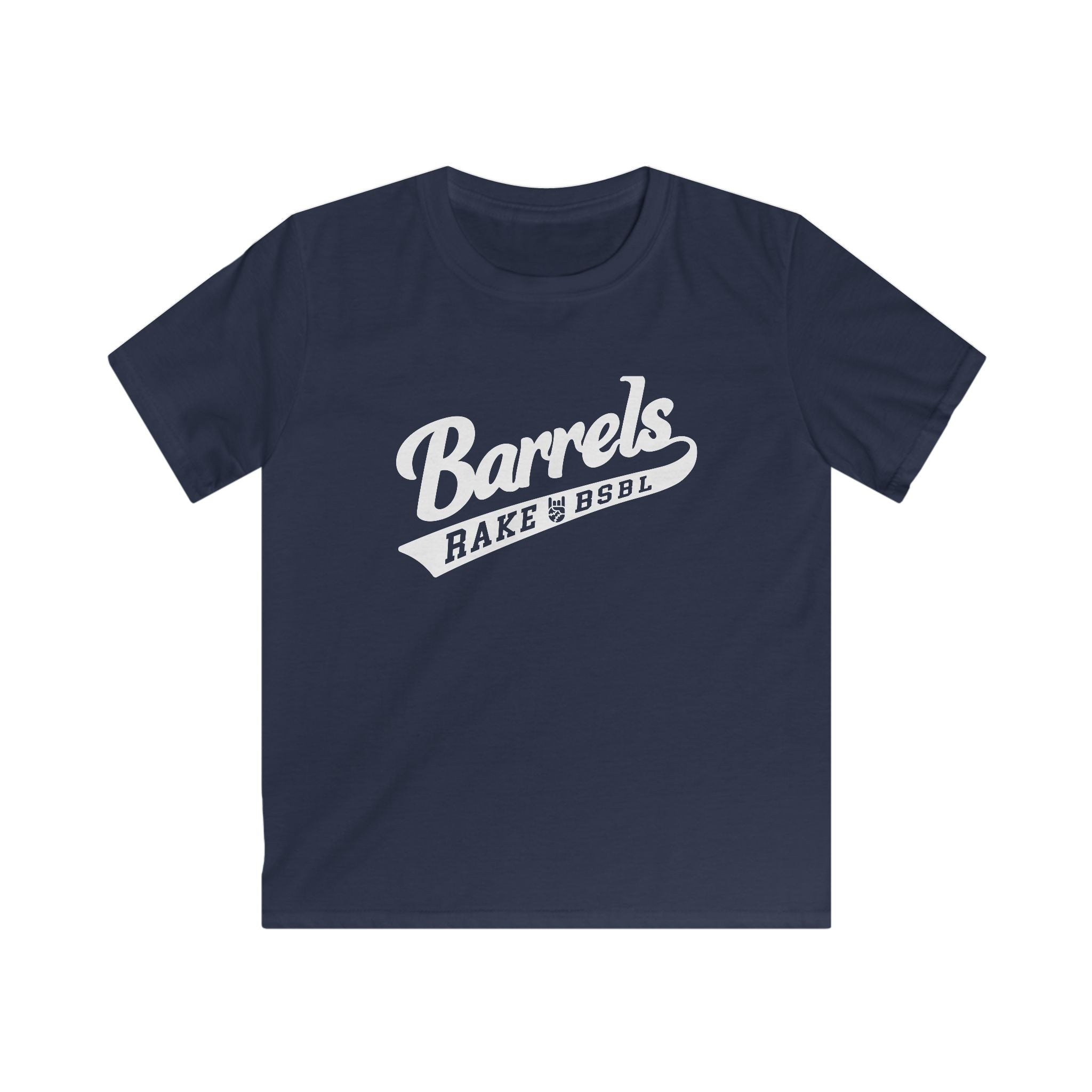 Kids Barrels Tee - Rake Baseball Company - RAKE BASEBALL | BASEBALL T-SHIRT | BASEBALL CLOTHING | GOOD VIBES ONLY