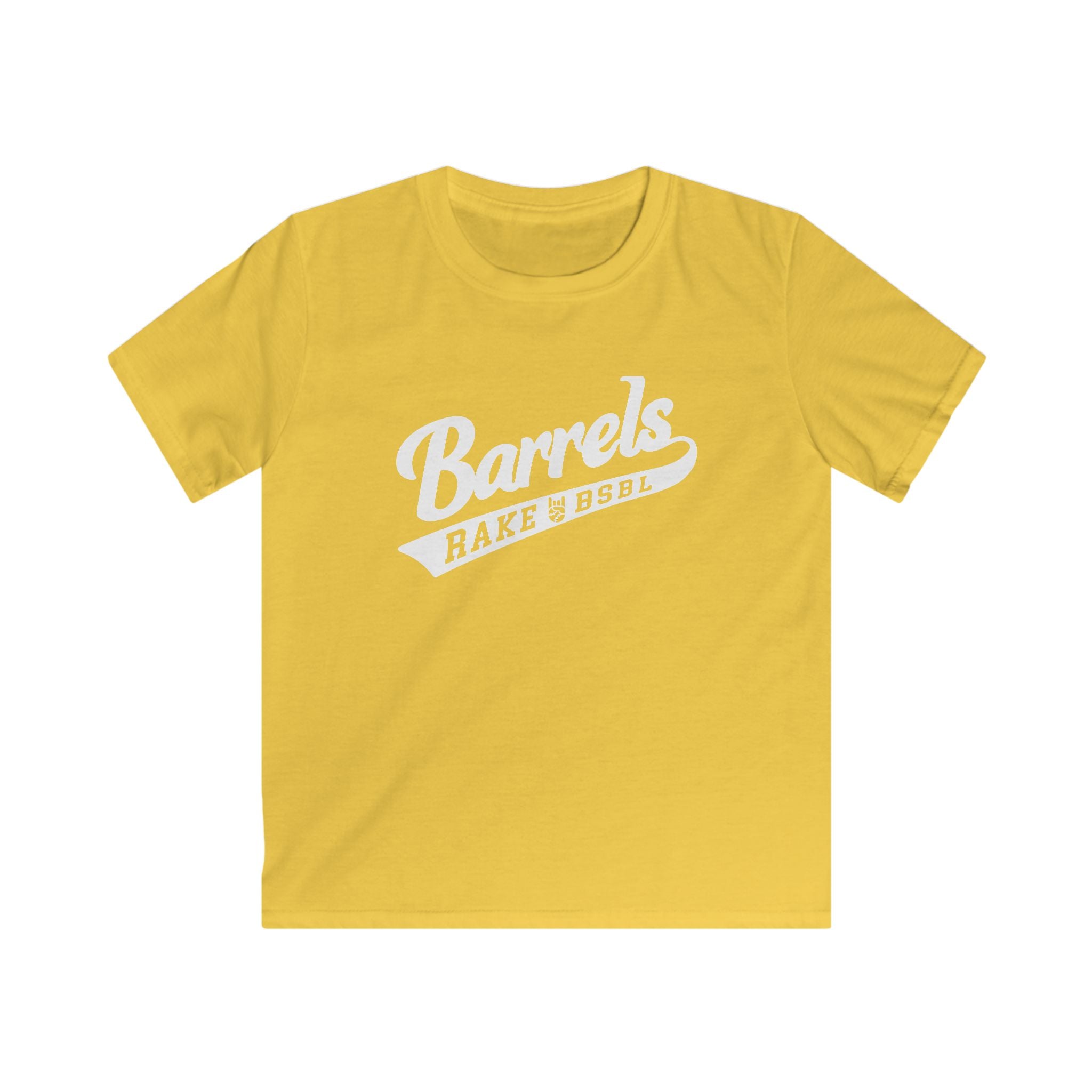Kids Barrels Tee - Rake Baseball Company - RAKE BASEBALL | BASEBALL T-SHIRT | BASEBALL CLOTHING | GOOD VIBES ONLY