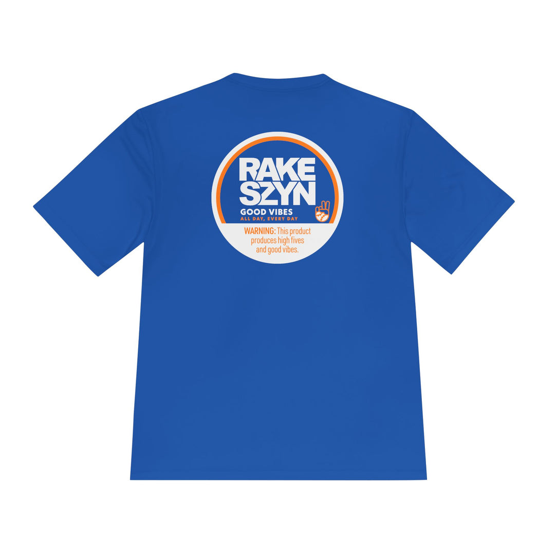 Rake SZYN Dry Fit Tee - Rake Baseball Company - RAKE BASEBALL | BASEBALL T-SHIRT | BASEBALL CLOTHING | GOOD VIBES ONLY