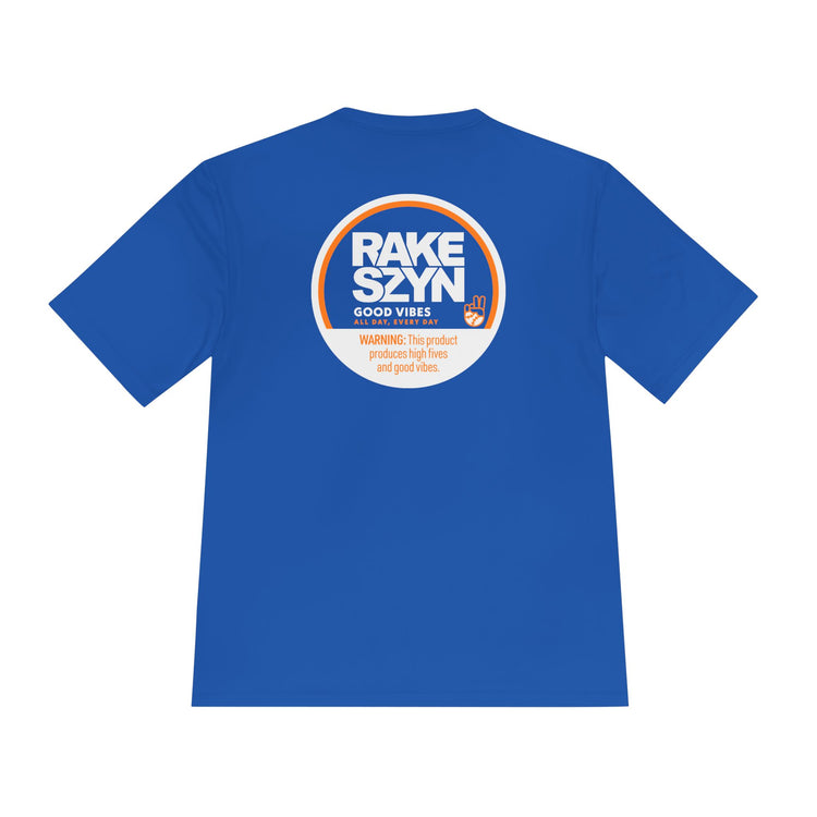 Rake SZYN Dry Fit Tee - Rake Baseball Company - RAKE BASEBALL | BASEBALL T-SHIRT | BASEBALL CLOTHING | GOOD VIBES ONLY