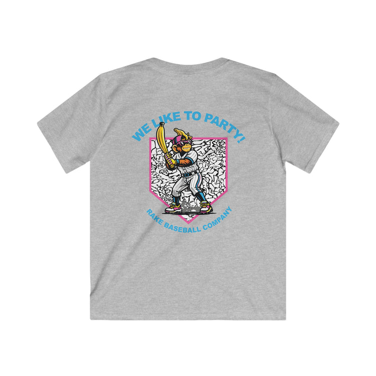 Kids Party Animals Inspired Tee - Rake Baseball Company - RAKE BASEBALL | BASEBALL T-SHIRT | BASEBALL CLOTHING | GOOD VIBES ONLY