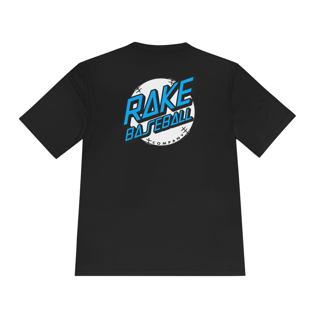 Rake Dot Dry Fit Tee - Rake Baseball Company - RAKE BASEBALL | BASEBALL T-SHIRT | BASEBALL CLOTHING | GOOD VIBES ONLY