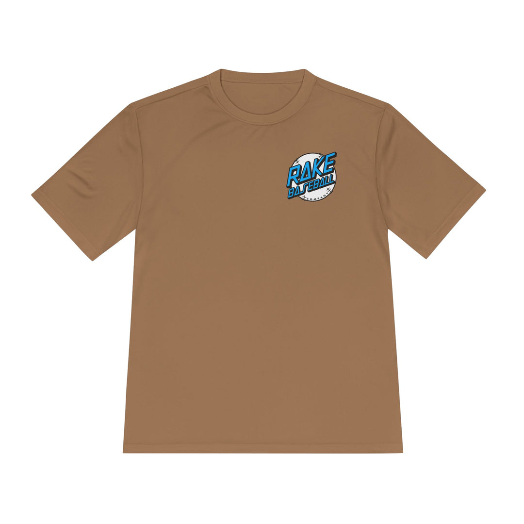 Rake Dot Dry Fit Tee - Rake Baseball Company - RAKE BASEBALL | BASEBALL T-SHIRT | BASEBALL CLOTHING | GOOD VIBES ONLY