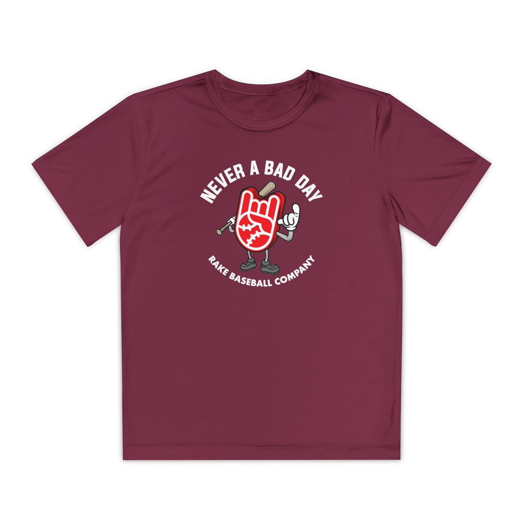 Kids "Never A Bad Day" Dry Fit Tee