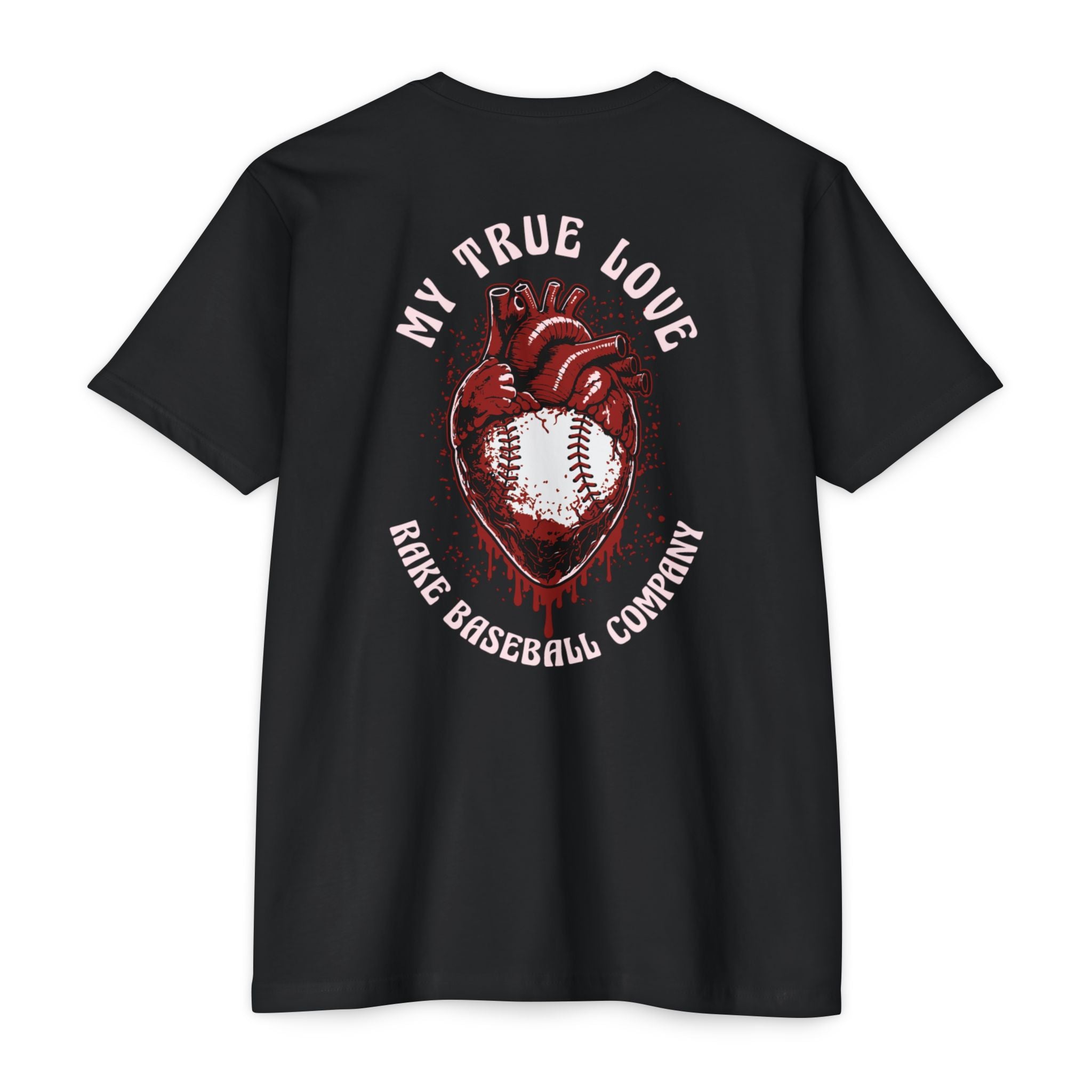 My True Love Baseball Tee - Rake Baseball Company - RAKE BASEBALL | BASEBALL T-SHIRT | BASEBALL CLOTHING | GOOD VIBES ONLY