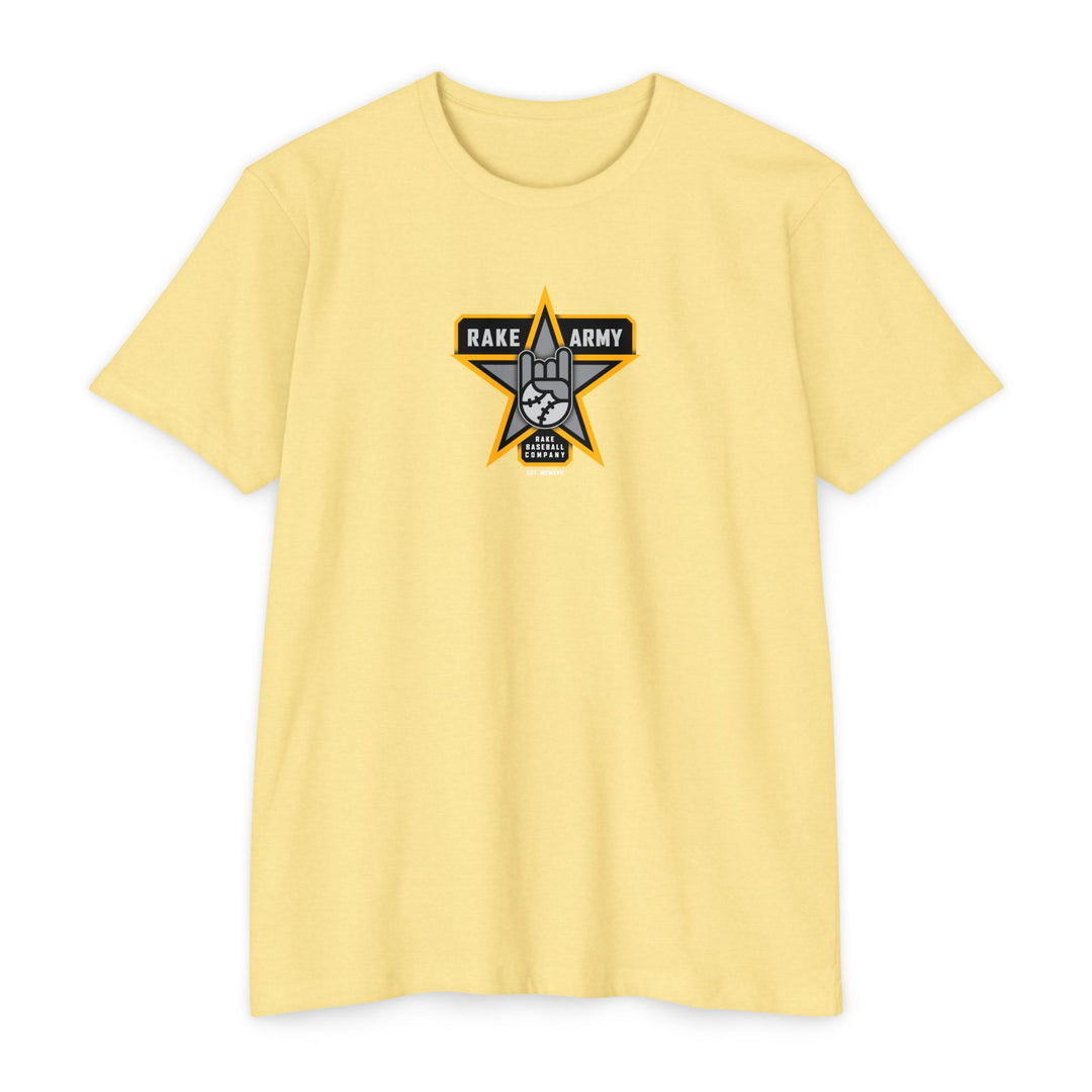 Rake Army Tee - Rake Baseball Company - RAKE BASEBALL | BASEBALL T-SHIRT | BASEBALL CLOTHING | GOOD VIBES ONLY