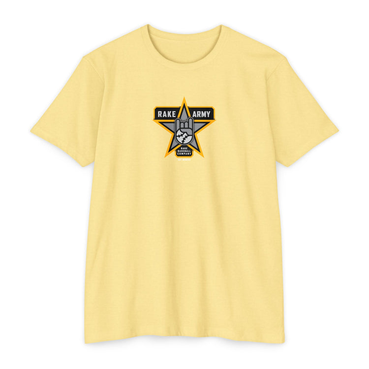 Rake Army Tee - Rake Baseball Company - RAKE BASEBALL | BASEBALL T-SHIRT | BASEBALL CLOTHING | GOOD VIBES ONLY