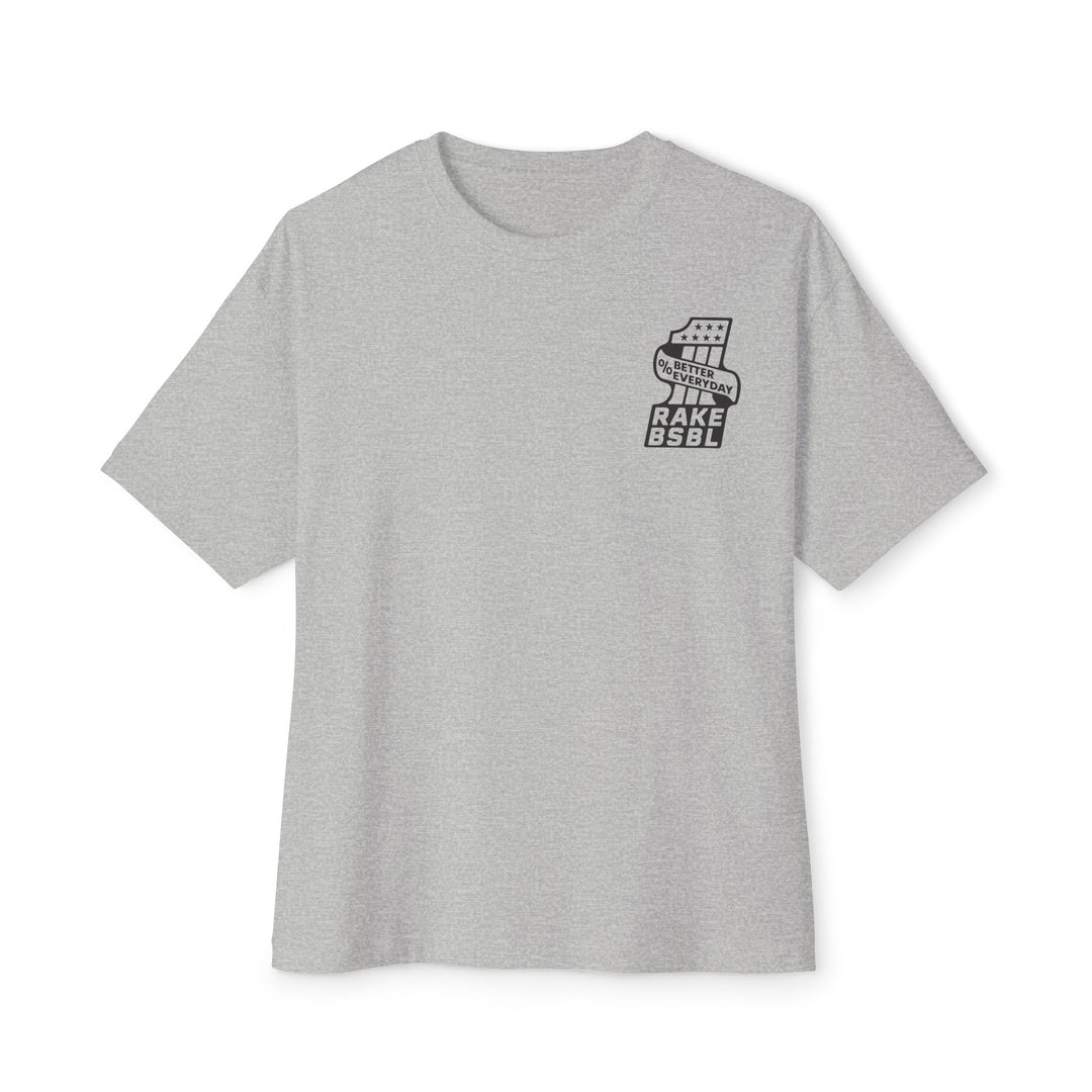 One Percent Better Oversized Tee