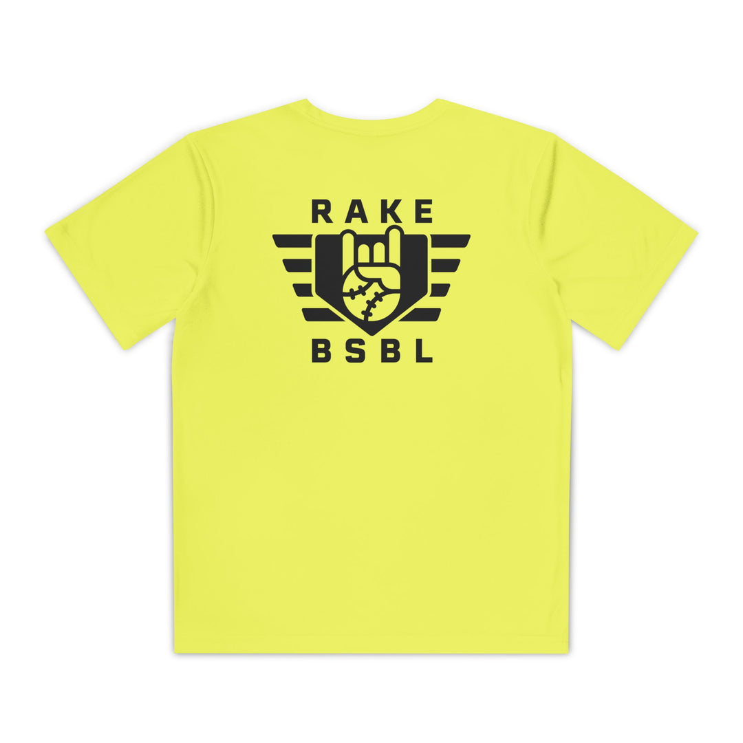 Kids Rake Flag Dry Fit Tee - Rake Baseball Company - RAKE BASEBALL | BASEBALL T-SHIRT | BASEBALL CLOTHING | GOOD VIBES ONLY