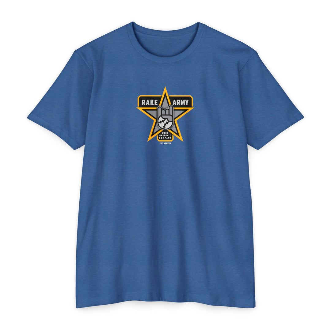 Rake Army Tee - Rake Baseball Company - RAKE BASEBALL | BASEBALL T-SHIRT | BASEBALL CLOTHING | GOOD VIBES ONLY