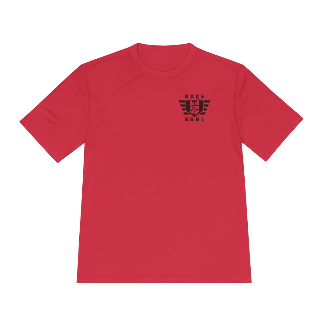 Rake Flag Dry Fit Tee - Rake Baseball Company - RAKE BASEBALL | BASEBALL T-SHIRT | BASEBALL CLOTHING | GOOD VIBES ONLY