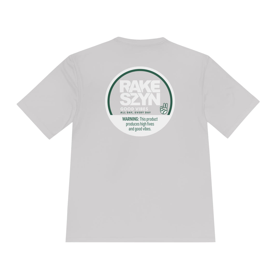 Rake SZYN Dry Fit Tee - Rake Baseball Company - RAKE BASEBALL | BASEBALL T-SHIRT | BASEBALL CLOTHING | GOOD VIBES ONLY