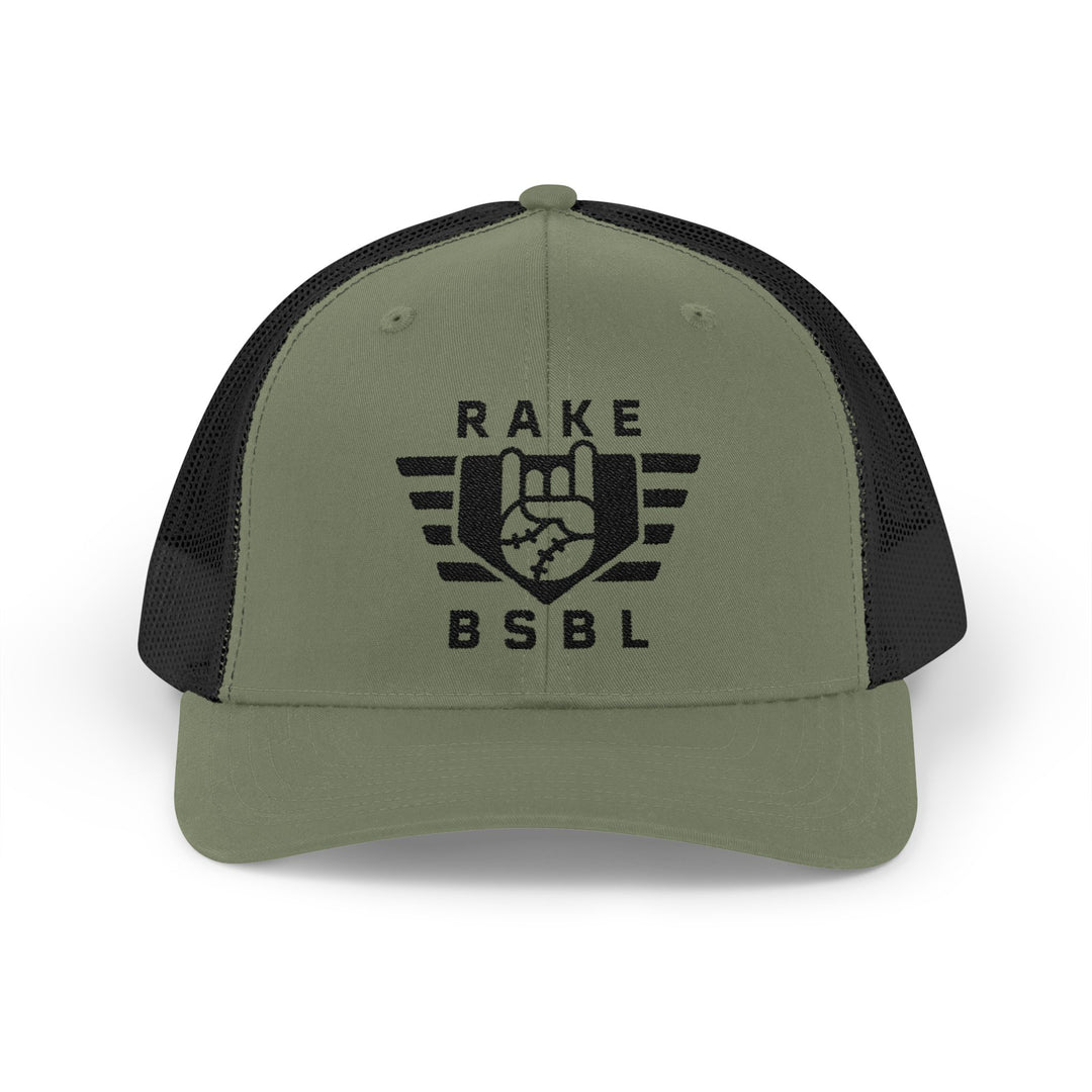 Rake Flag Snapback Trucker Cap