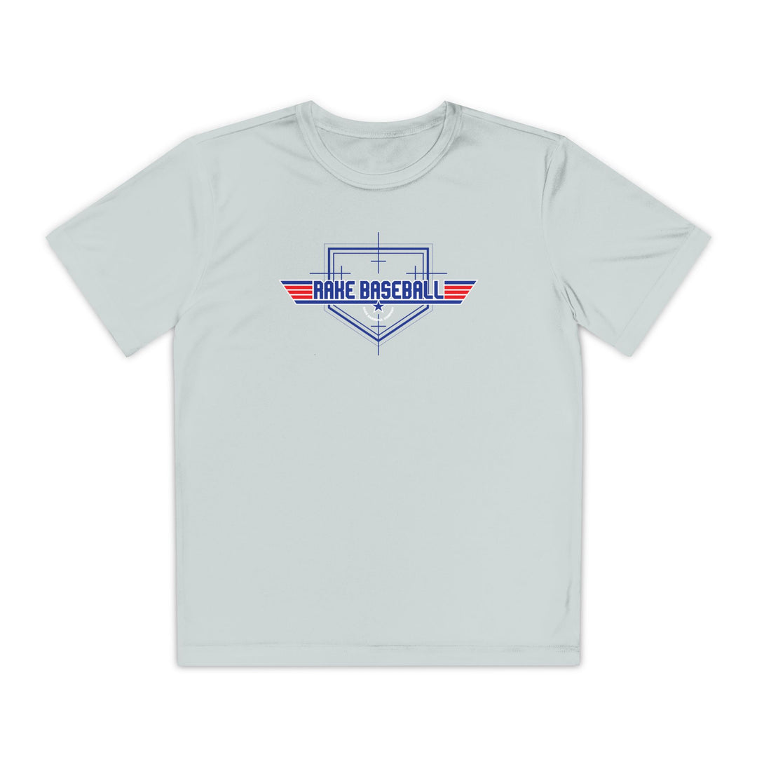 Kids Rake Need For Speed Tee Dry Fit Tee - Rake Baseball Company - RAKE BASEBALL | BASEBALL T-SHIRT | BASEBALL CLOTHING | GOOD VIBES ONLY