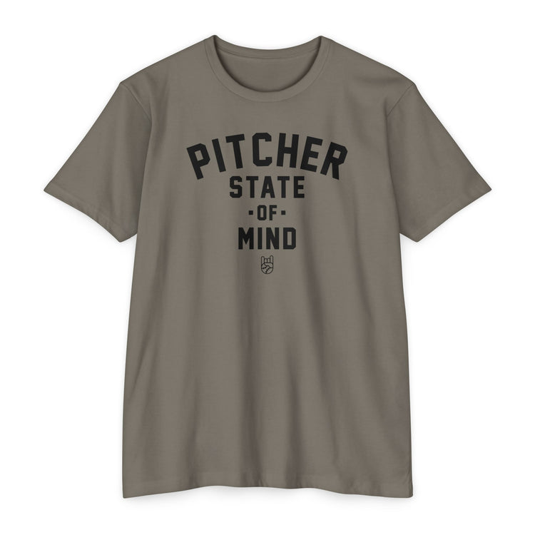 Pitcher State of Mind Tee - Rake Baseball Company - RAKE BASEBALL | BASEBALL T-SHIRT | BASEBALL CLOTHING | GOOD VIBES ONLY