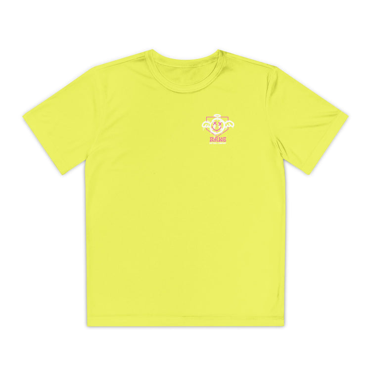Kids She Angel Drip Softball Dry Fit Tee - Rake Baseball Company - RAKE BASEBALL | BASEBALL T-SHIRT | BASEBALL CLOTHING | GOOD VIBES ONLY