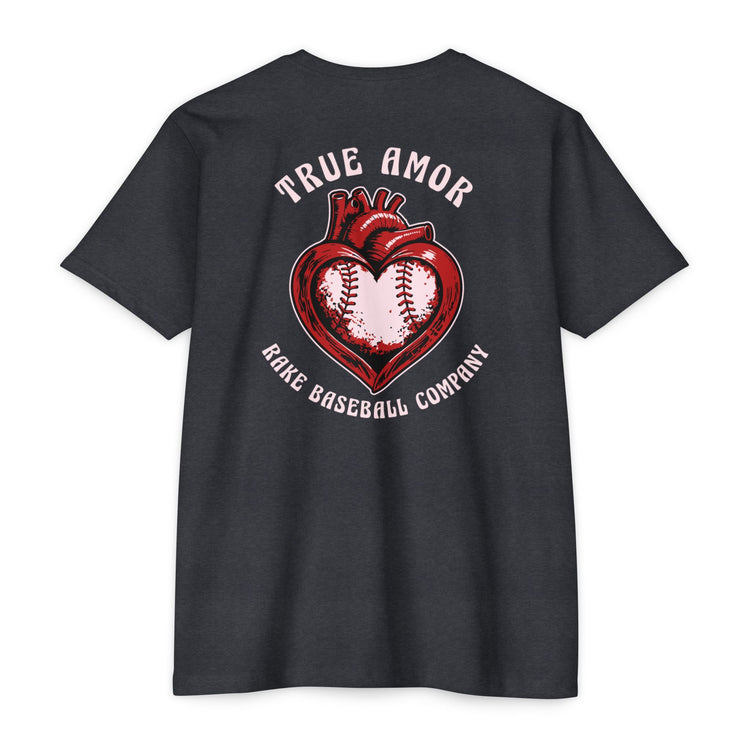 True Amor Baseball Tee - Rake Baseball Company - RAKE BASEBALL | BASEBALL T-SHIRT | BASEBALL CLOTHING | GOOD VIBES ONLY