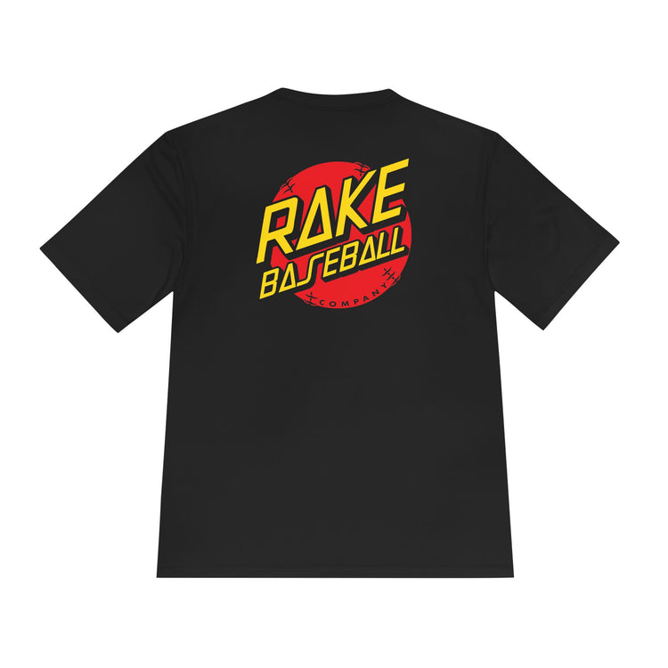 Rake Dot Dry Fit Tee - Rake Baseball Company - RAKE BASEBALL | BASEBALL T-SHIRT | BASEBALL CLOTHING | GOOD VIBES ONLY