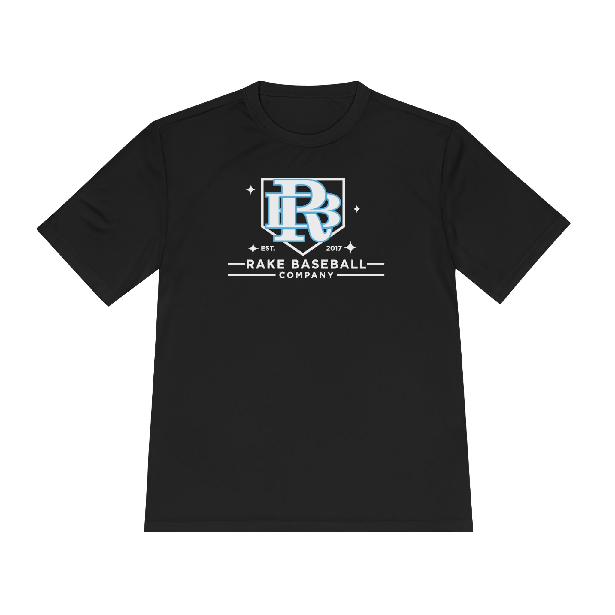Rake Baseball Homeplate Tee Dry Fit Tee - Rake Baseball Company - RAKE BASEBALL | BASEBALL T-SHIRT | BASEBALL CLOTHING | GOOD VIBES ONLY