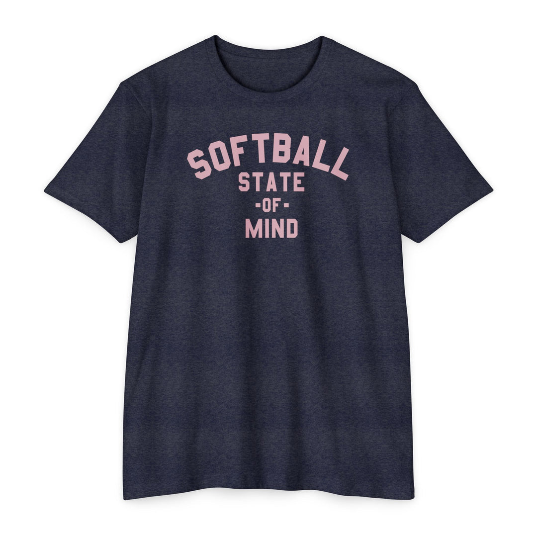 Softball State Of Mind Tee - Rake Baseball Company - RAKE BASEBALL | BASEBALL T-SHIRT | BASEBALL CLOTHING | GOOD VIBES ONLY