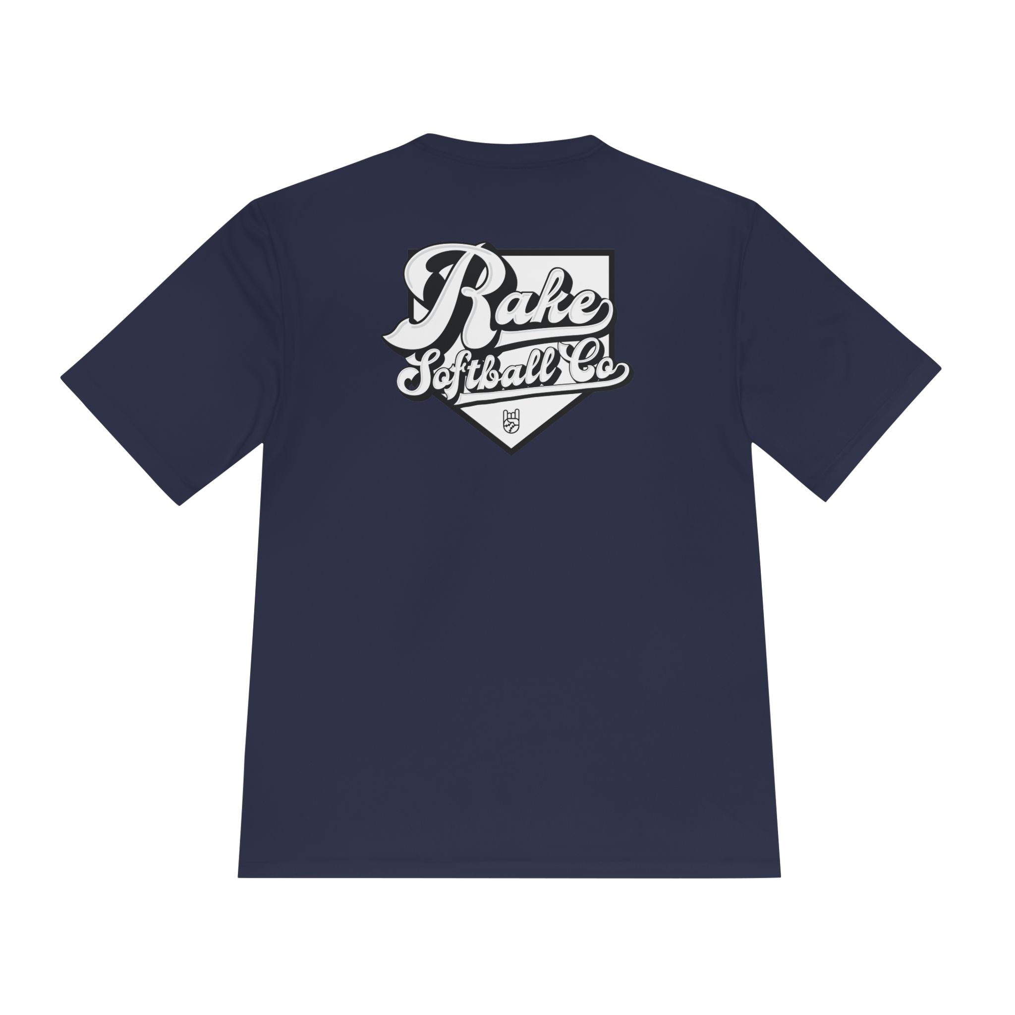 Rake Softball Co. Dry Fit Tee - Rake Baseball Company - RAKE BASEBALL | BASEBALL T-SHIRT | BASEBALL CLOTHING | GOOD VIBES ONLY