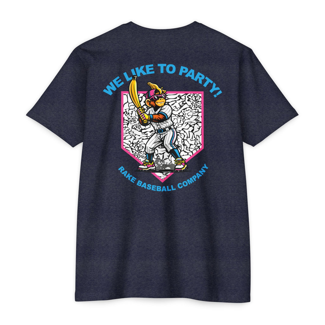 Party Animals Inspired Tee - Rake Baseball Company - RAKE BASEBALL | BASEBALL T-SHIRT | BASEBALL CLOTHING | GOOD VIBES ONLY
