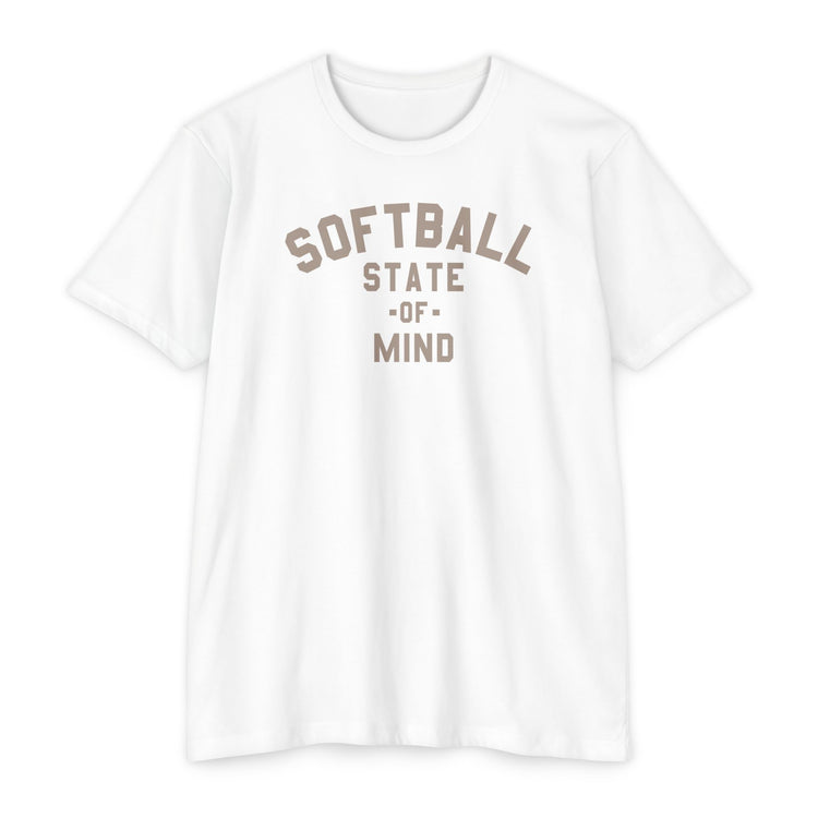 Softball State Of Mind Tee - Rake Baseball Company - RAKE BASEBALL | BASEBALL T-SHIRT | BASEBALL CLOTHING | GOOD VIBES ONLY