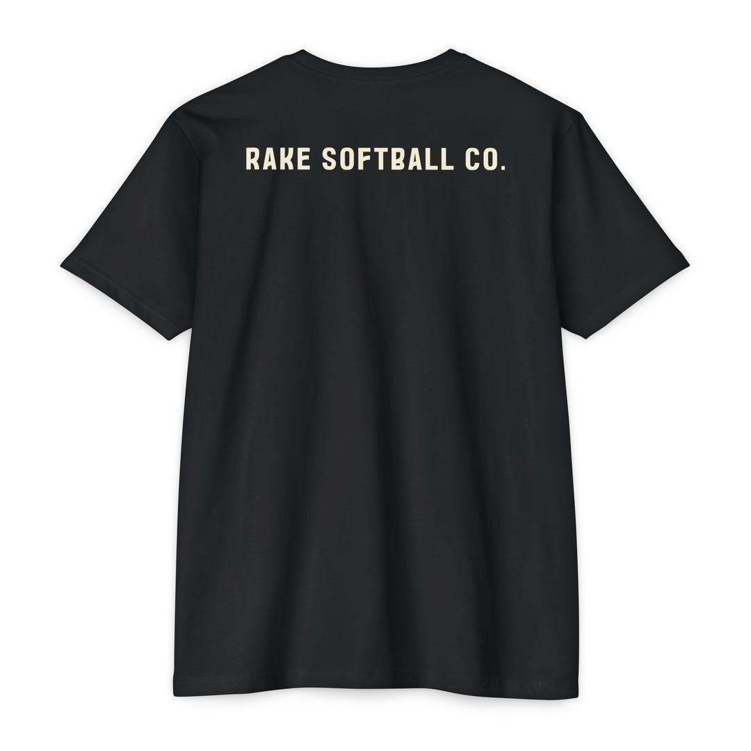 Built to Rake Softball Tee - Rake Baseball Company - RAKE BASEBALL | BASEBALL T-SHIRT | BASEBALL CLOTHING | GOOD VIBES ONLY