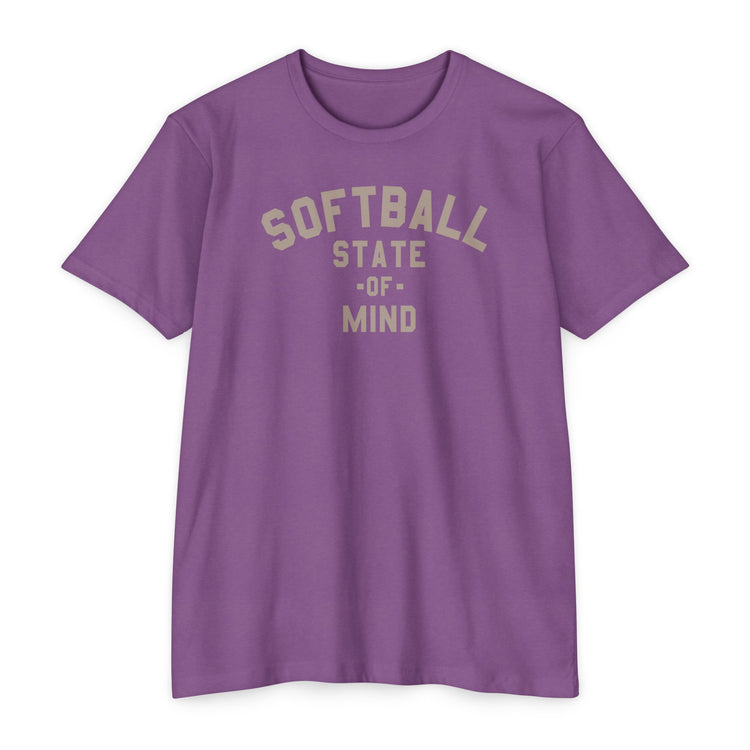 Softball State Of Mind Tee - Rake Baseball Company - RAKE BASEBALL | BASEBALL T-SHIRT | BASEBALL CLOTHING | GOOD VIBES ONLY
