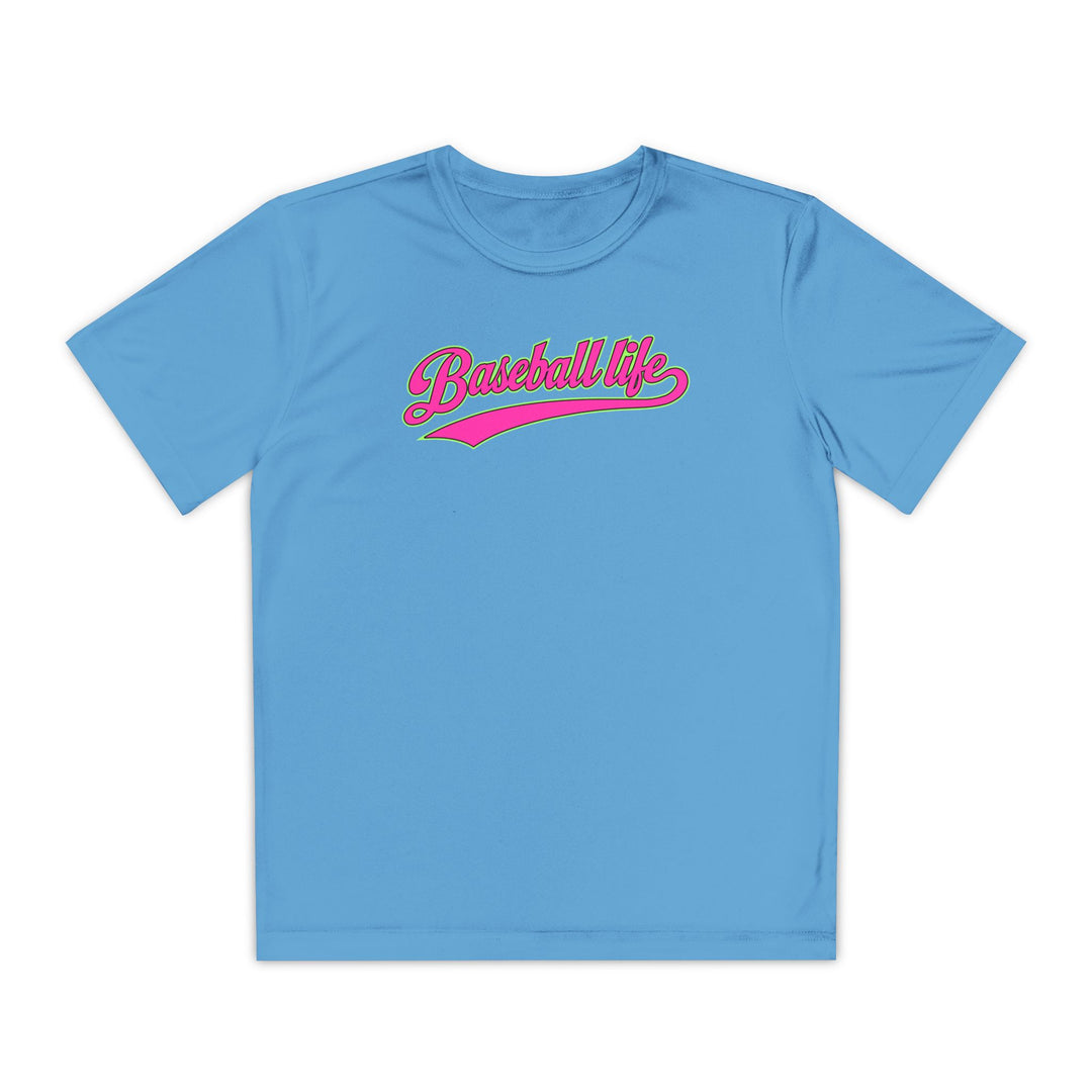 Kids Baseball Life Pink Edition Dry Fit Tee