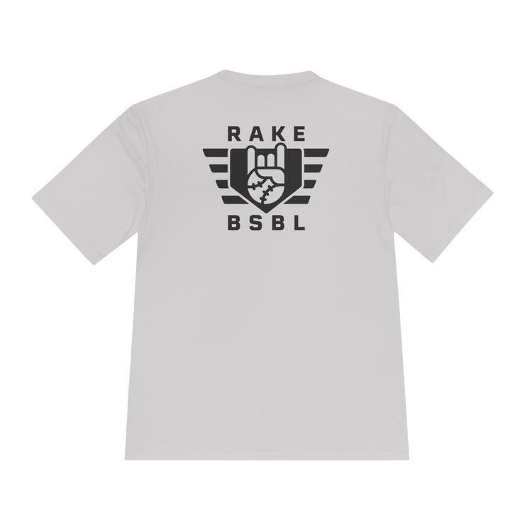 Rake Flag Dry Fit Tee - Rake Baseball Company - RAKE BASEBALL | BASEBALL T-SHIRT | BASEBALL CLOTHING | GOOD VIBES ONLY