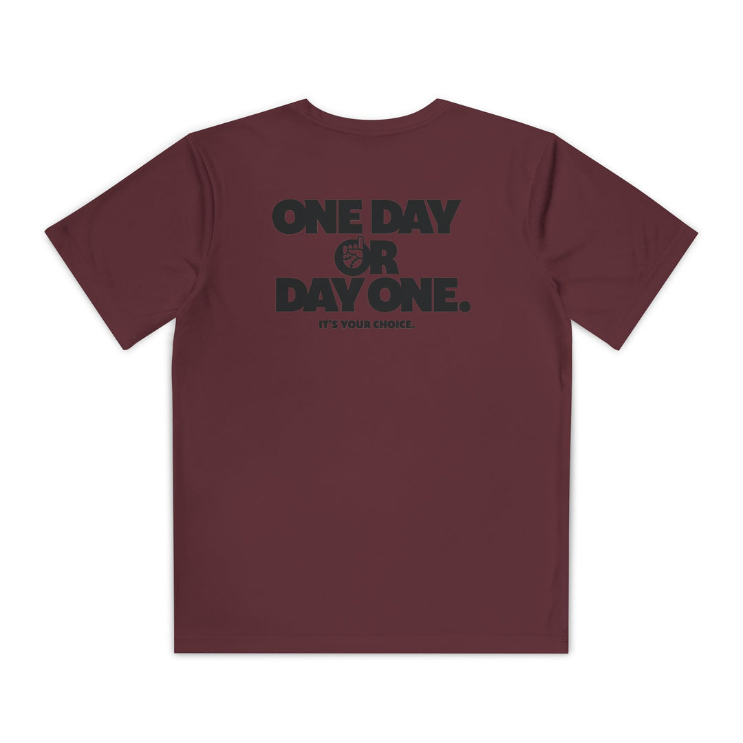 Kids One Day or Day One Dry Fit Tee - Rake Baseball Company - RAKE BASEBALL | BASEBALL T-SHIRT | BASEBALL CLOTHING | GOOD VIBES ONLY