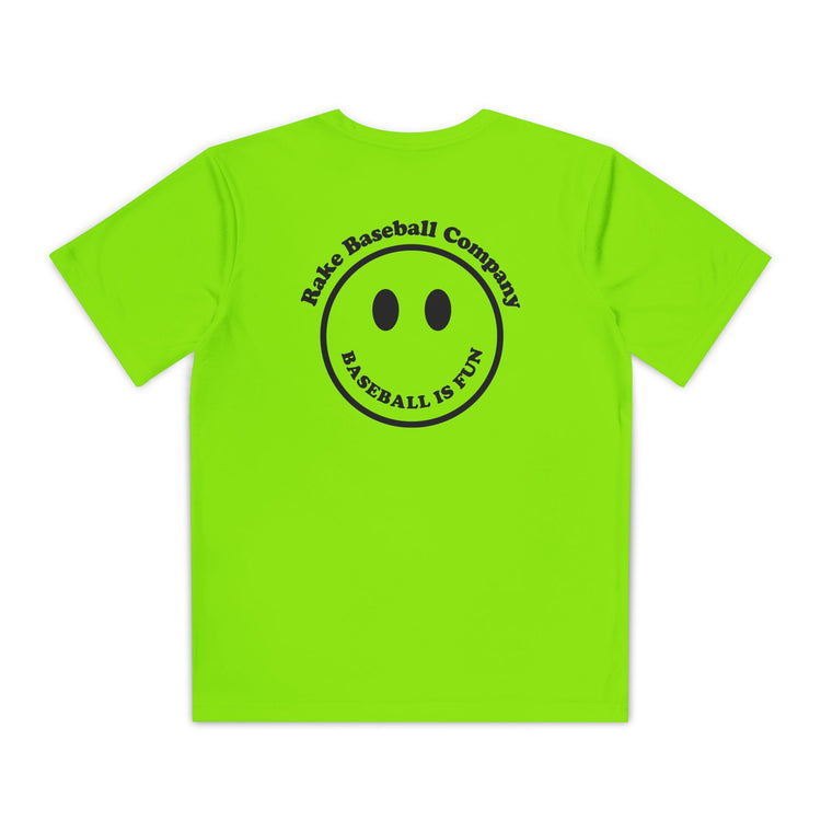 Kids Baseball Is Fun Dry Fit Tee - Rake Baseball Company - RAKE BASEBALL | BASEBALL T-SHIRT | BASEBALL CLOTHING | GOOD VIBES ONLY