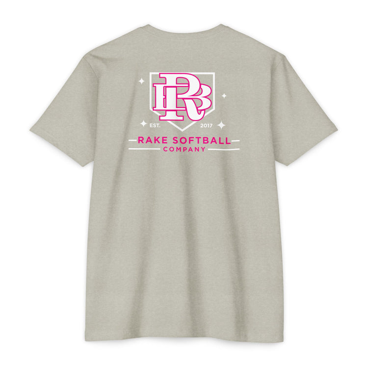 RB Homeplate Softball Tee - Rake Baseball Company - RAKE BASEBALL | BASEBALL T-SHIRT | BASEBALL CLOTHING | GOOD VIBES ONLY