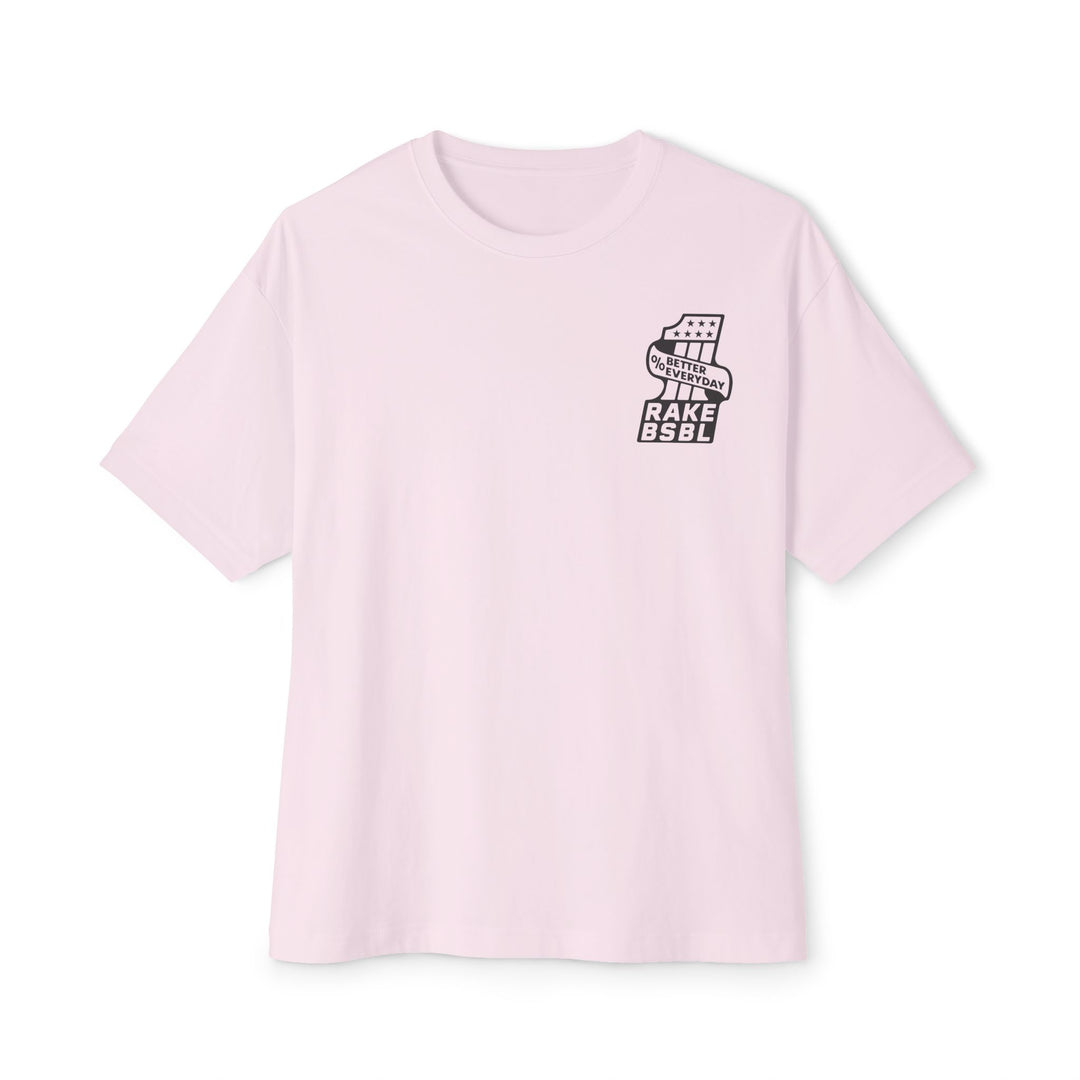 One Percent Better Oversized Tee