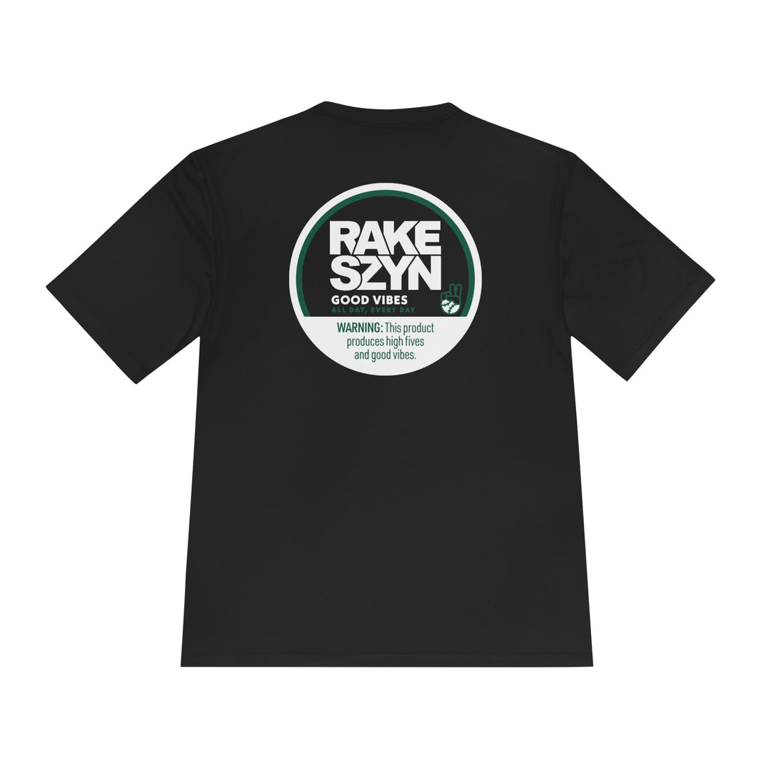Rake SZYN Dry Fit Tee - Rake Baseball Company - RAKE BASEBALL | BASEBALL T-SHIRT | BASEBALL CLOTHING | GOOD VIBES ONLY