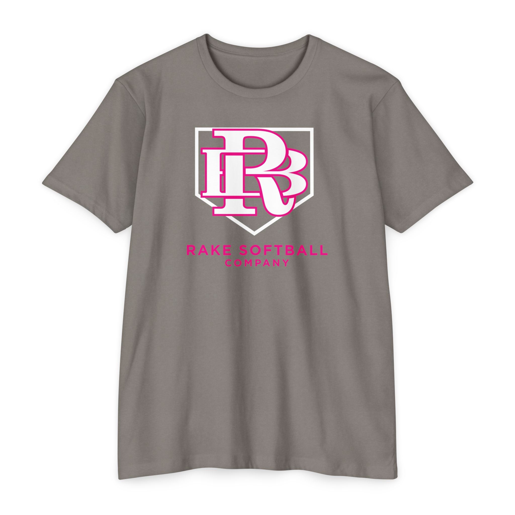 RB Homeplate Softball Tee - Rake Baseball Company - RAKE BASEBALL | BASEBALL T-SHIRT | BASEBALL CLOTHING | GOOD VIBES ONLY