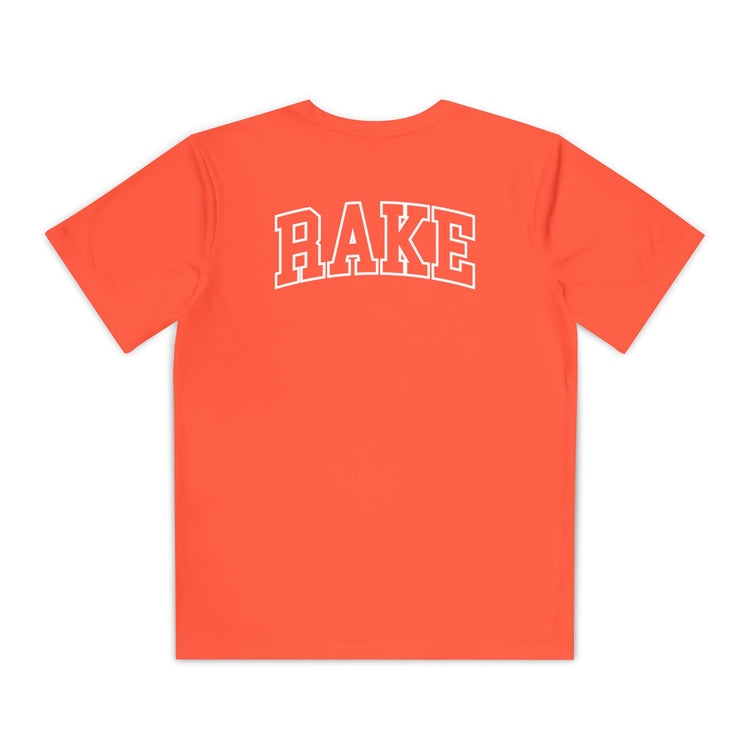 Kids Rockin' Rake Dry Fit Tee - Rake Baseball Company - RAKE BASEBALL | BASEBALL T-SHIRT | BASEBALL CLOTHING | GOOD VIBES ONLY