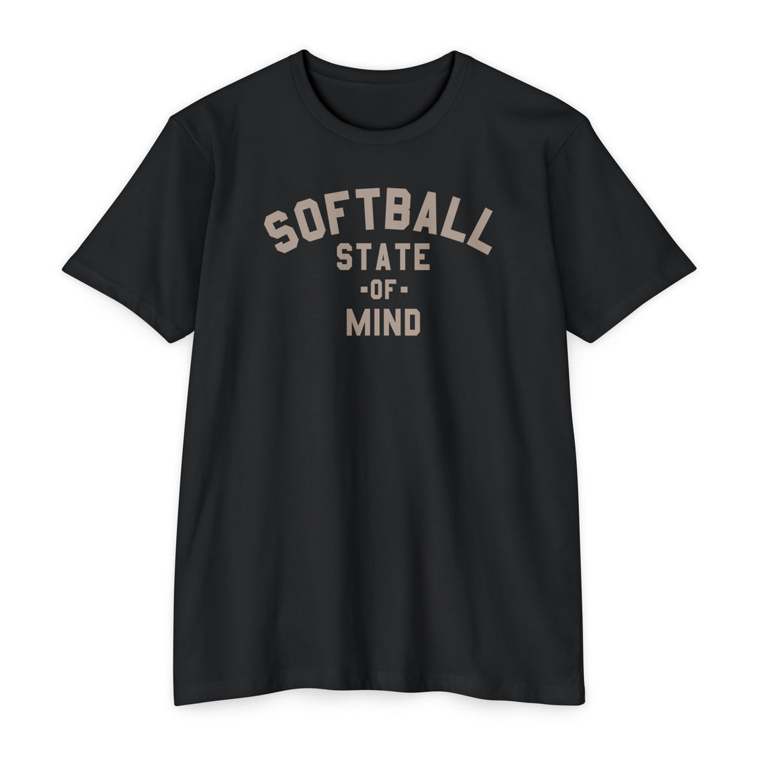 Softball State Of Mind Tee - Rake Baseball Company - RAKE BASEBALL | BASEBALL T-SHIRT | BASEBALL CLOTHING | GOOD VIBES ONLY