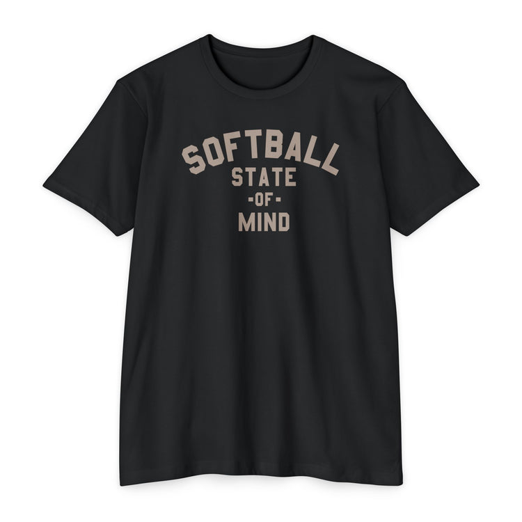Softball State Of Mind Tee - Rake Baseball Company - RAKE BASEBALL | BASEBALL T-SHIRT | BASEBALL CLOTHING | GOOD VIBES ONLY