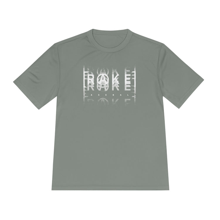 Rake A Graphic Dry Fit Tee - Rake Baseball Company - RAKE BASEBALL | BASEBALL T-SHIRT | BASEBALL CLOTHING | GOOD VIBES ONLY