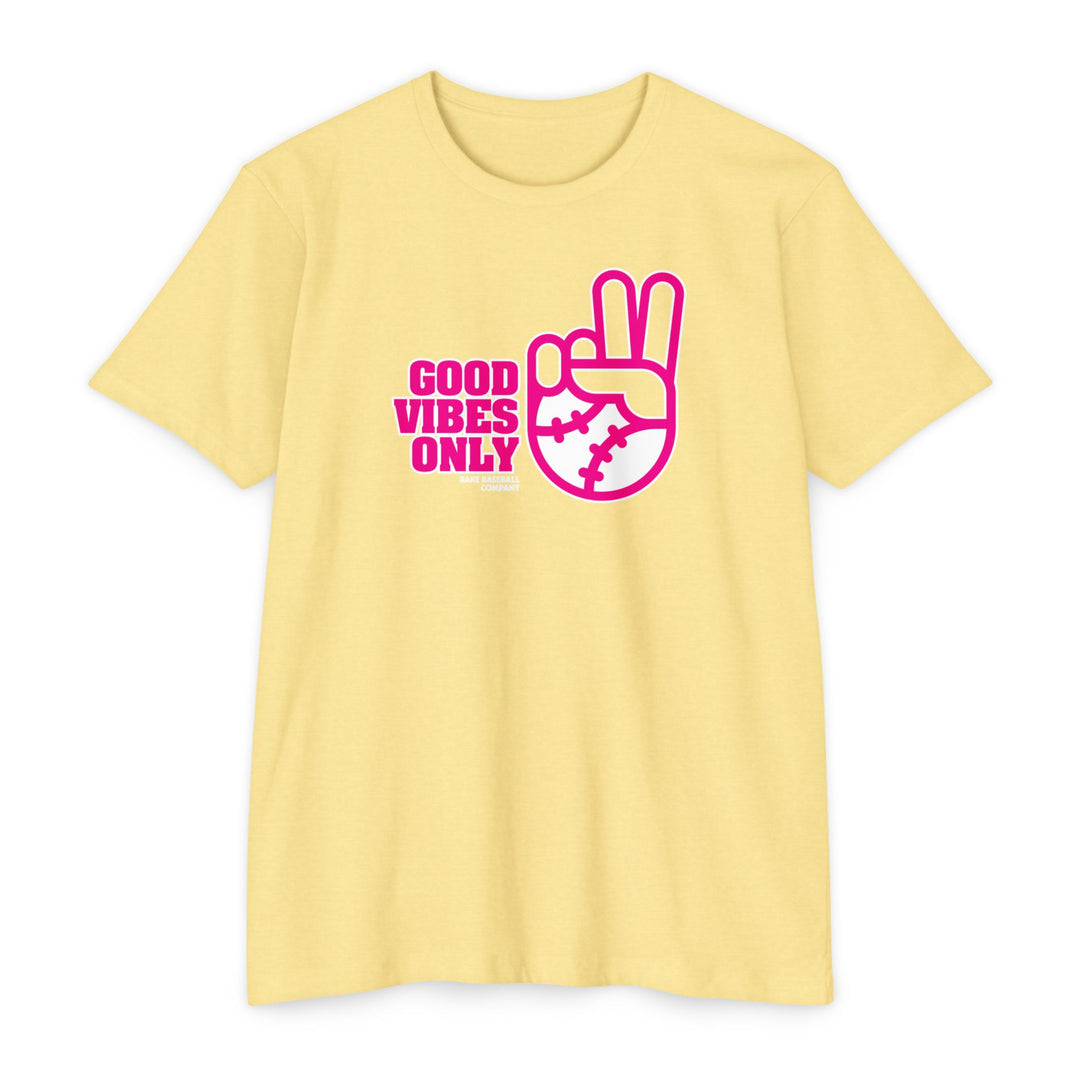 Good Vibes Only Tee - Rake Baseball Company - RAKE BASEBALL | BASEBALL T-SHIRT | BASEBALL CLOTHING | GOOD VIBES ONLY