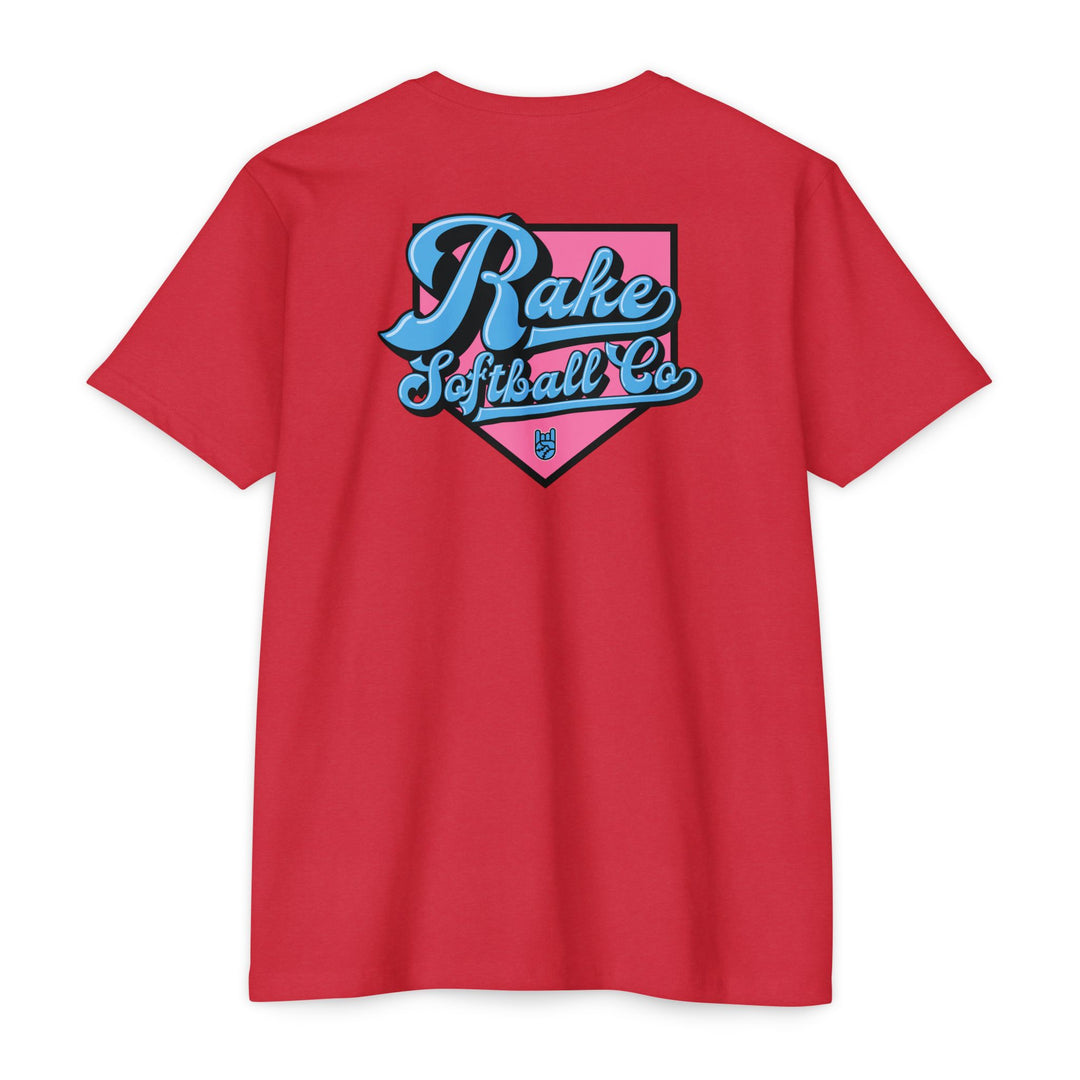 Rake Softball Co. Tee - Rake Baseball Company - RAKE BASEBALL | BASEBALL T-SHIRT | BASEBALL CLOTHING | GOOD VIBES ONLY
