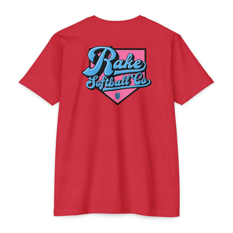 Rake Softball Co. Tee - Rake Baseball Company - RAKE BASEBALL | BASEBALL T-SHIRT | BASEBALL CLOTHING | GOOD VIBES ONLY