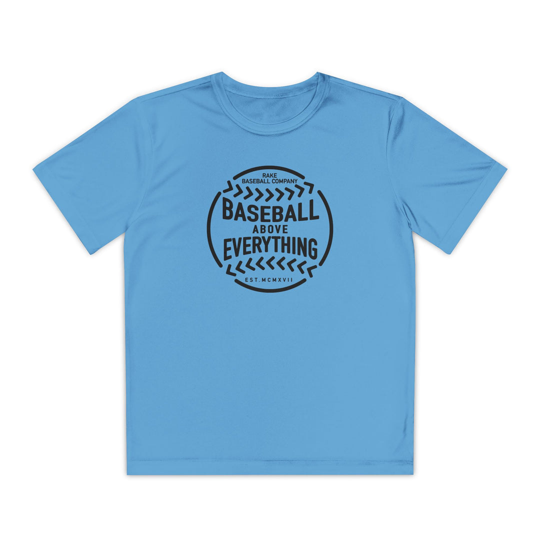 Kids Baseball Above Everything Dry Fit Tee