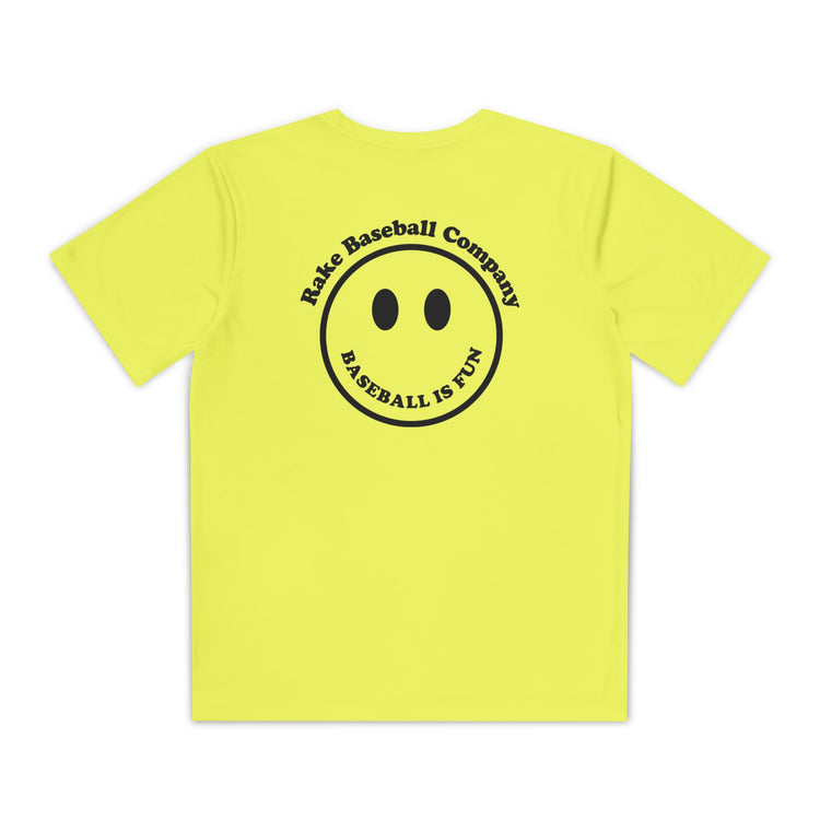 Kids Baseball Is Fun Dry Fit Tee - Rake Baseball Company - RAKE BASEBALL | BASEBALL T-SHIRT | BASEBALL CLOTHING | GOOD VIBES ONLY