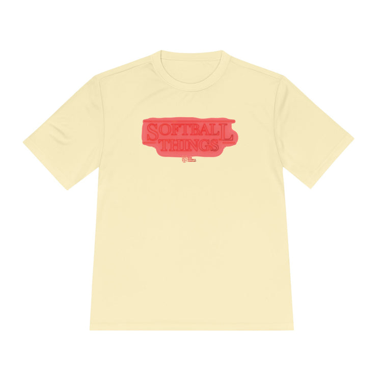 Softball Things Dry Fit Tee - Rake Baseball Company - RAKE BASEBALL | BASEBALL T-SHIRT | BASEBALL CLOTHING | GOOD VIBES ONLY