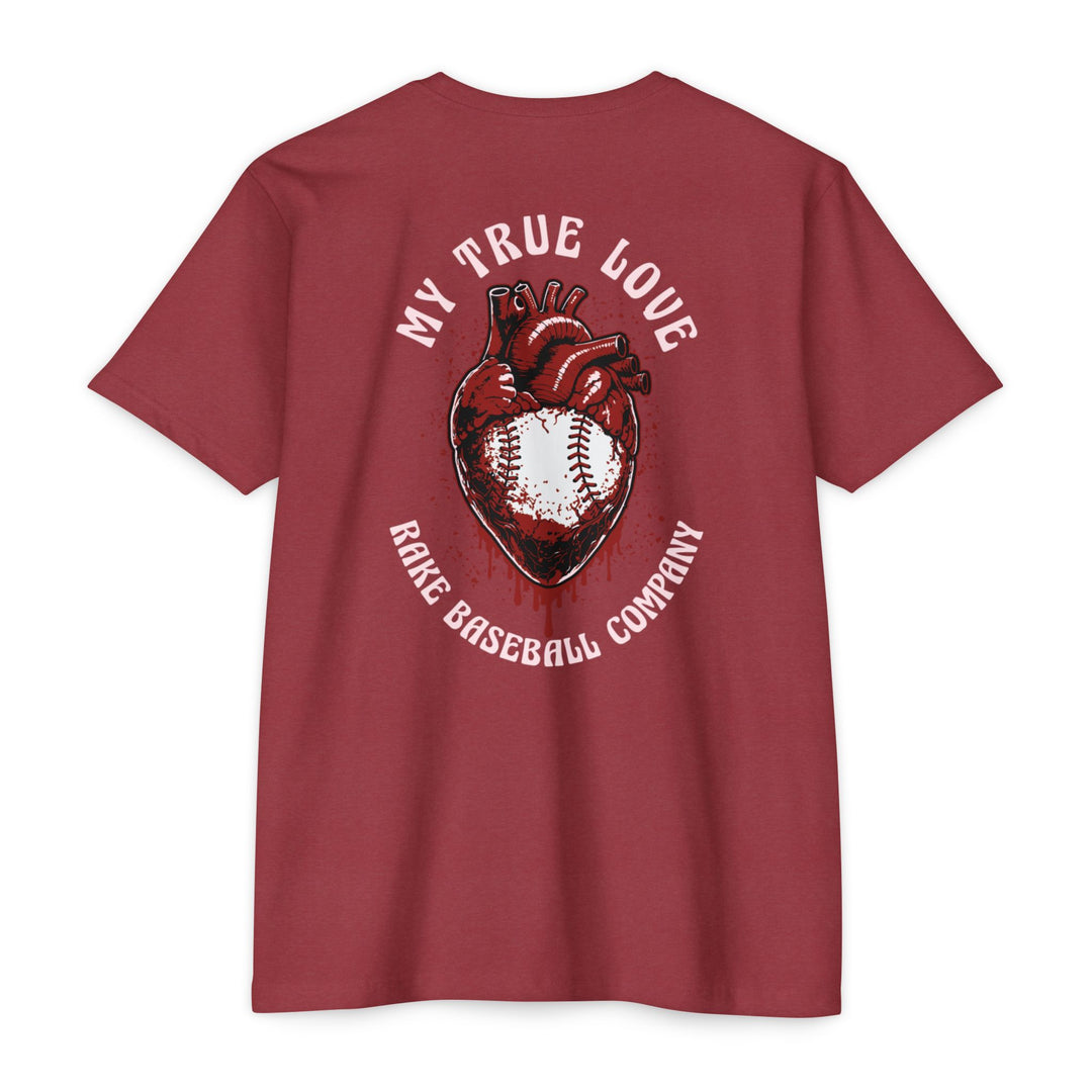 My True Love Baseball Tee - Rake Baseball Company - RAKE BASEBALL | BASEBALL T-SHIRT | BASEBALL CLOTHING | GOOD VIBES ONLY